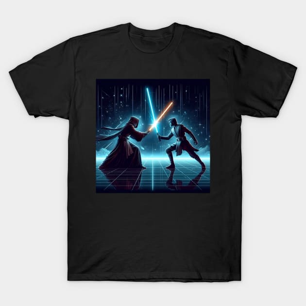 Space Battle T-Shirt by Theme Fusion